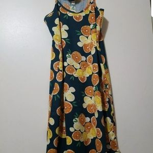 SHEIN girls orange slice night gown